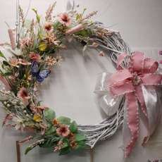Peach and Pink Wreath