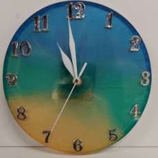 Ocean Scene Clock Made of Resin