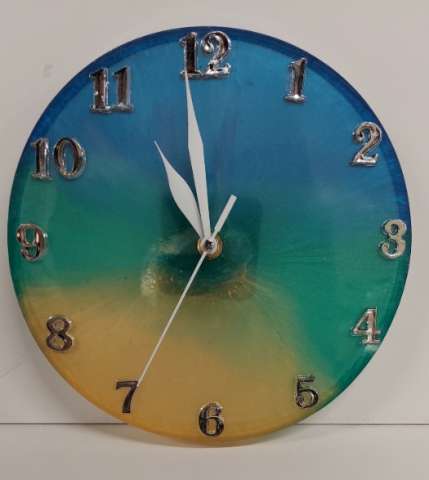 Ocean Scene Clock Made of Resin