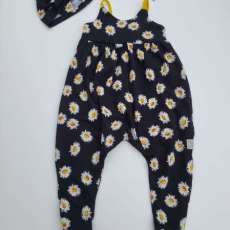 Daisy Romper With Matching Hat