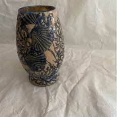 7 Inch Decoupage Vase