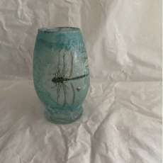7 Inch Decoupage Vase 748 Back of 749