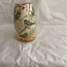 7 Inch Decoupage Vase 730 Back of 731