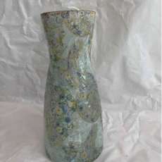 7 Inch Decoupage Vase 716