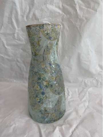 7 Inch Decoupage Vase 716