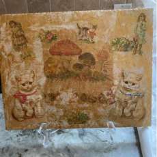 8/12 Decoupage Tile