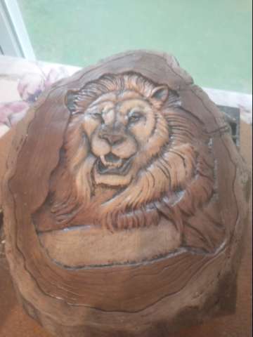 Chalked Lion