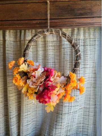 Autumn Grapevine Wreath 2