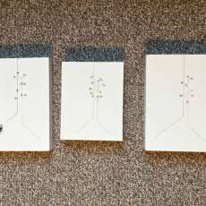 Drawings on Wood Panel