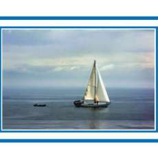 Sailboat on Lake Michigan