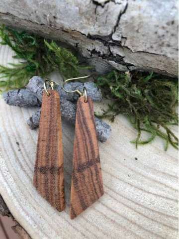 Handcrafted Wood Earrings