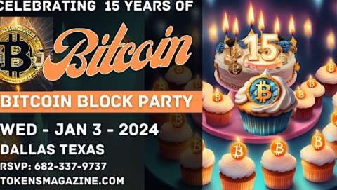 Bitcoin 15 Year Block Party Dallas Texas