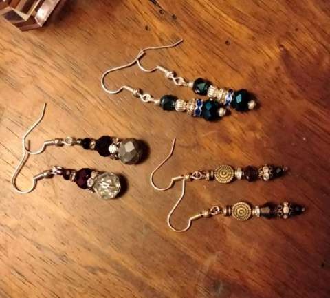 Earrings Made to Match Any Bracelet