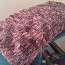 Loop Yarn Large Blanket 54x54