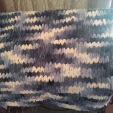 Loop Yarn Small Blanket 27x27