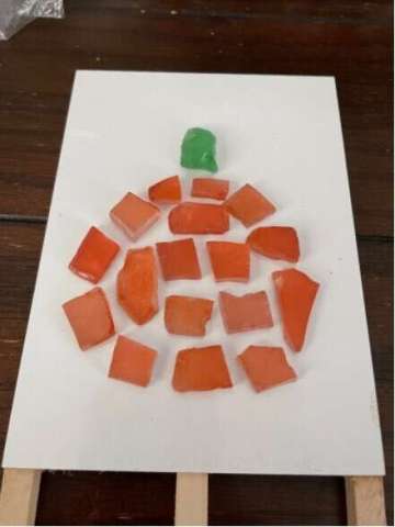 Sea Glass Pumpkin
