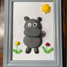 Rock and Resin Hippo