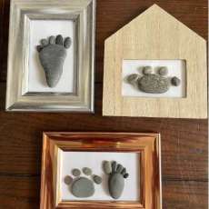 Mini Rock Baby Foot, Paw and Paw With Baby Foot