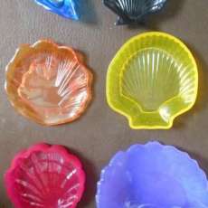 Shell Shaped Resin Dishes