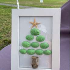 Shell, Starfish and Driftwood Christmas Tree