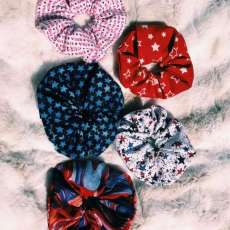 Patriotic Scrunchies