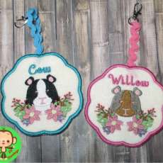 Guinea Pig Flowers Tag
