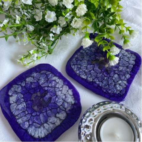 Stunning Purple Amethyst Coasters!