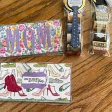 Checkbook Covers, Chocolate Nuggets