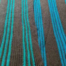 Blue-Brown Throw & Green-Brown Throw