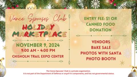 Vance Spouse's Club Holiday Marketplace