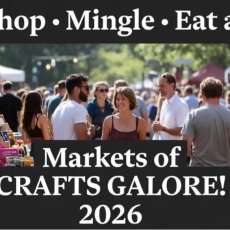 Join Us For the Markets of Crafts Galore!