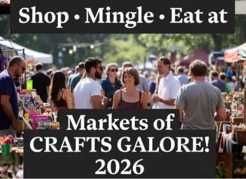 Join Us For the Markets of Crafts Galore!
