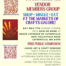 Nov 7th, 2026 Market of Crafts Galore!