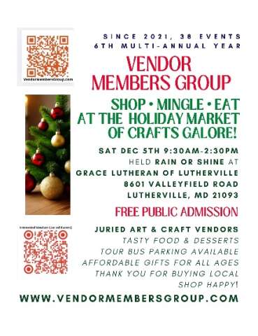 Dec 5th, 2026 Market of Crafts Galore!