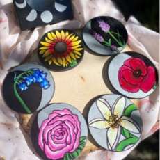 Floral Moon Phases