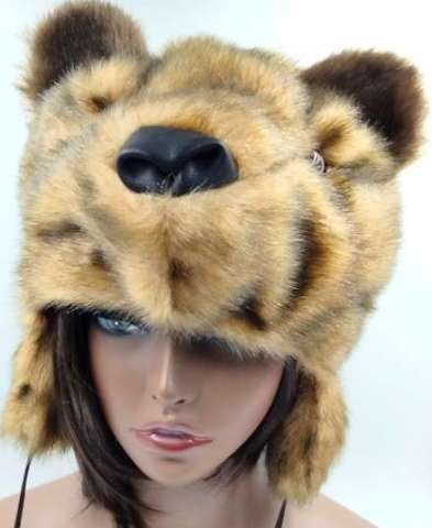 Ginger Bear Hat- Adult- One Size