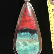 Sterling Silver and Sonora Sunrise Pendant