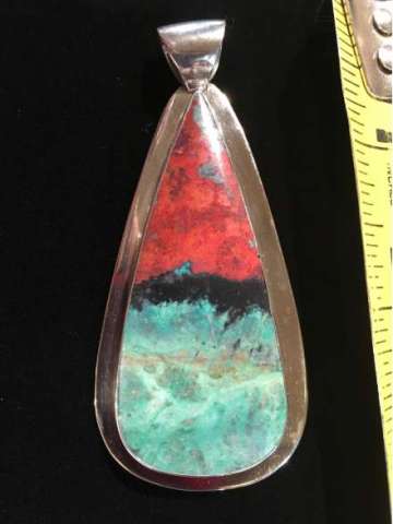 Sterling Silver and Sonora Sunrise Pendant