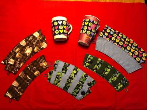 Cup Sleeves For Hot Or Cold Beverages