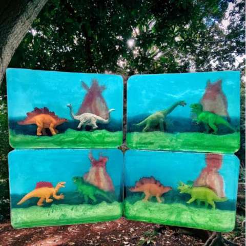 Our Novelty Dinosaur Soaps