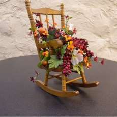 Child's Rocker Floral
