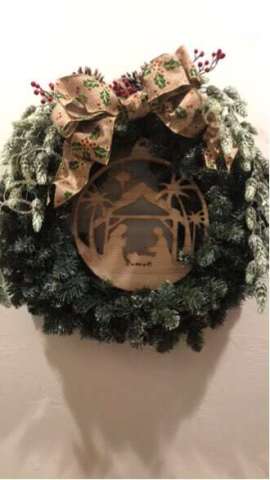 Nativity Wreath