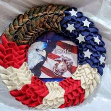 Homemade Usmc Wreath