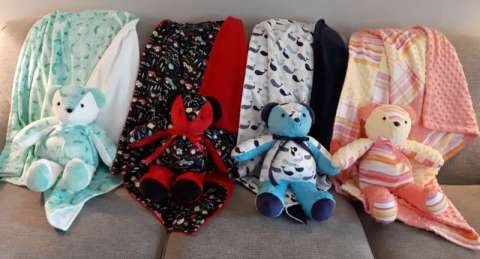 Teddy Bears and Blankets