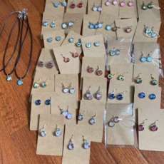 Earrings and Necklaces