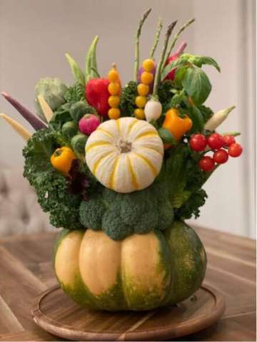 Vegetable Floral Creations