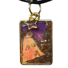 Resin and Rock Necklace