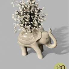 Howlite Elephant
