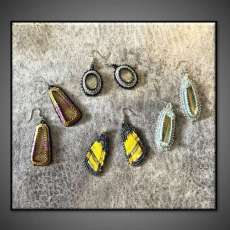 Designer Earrings (Genuine Stones)