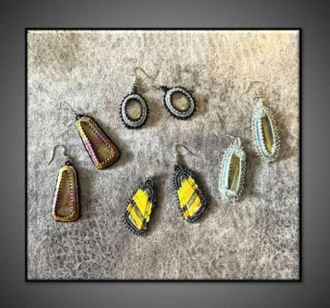 Designer Earrings (Genuine Stones)